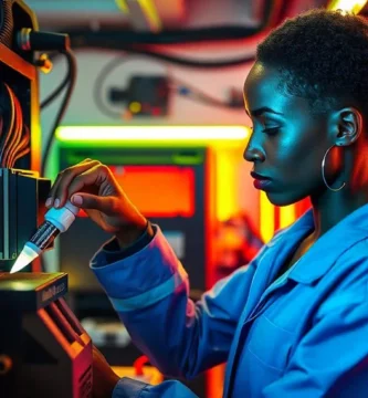 Un informático aplicando pasta térmica