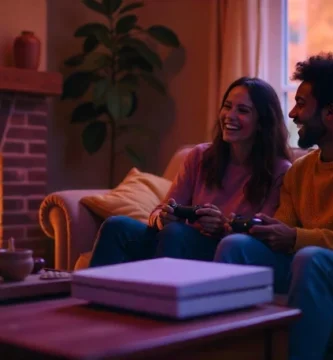 Una PlayStation 5 en un salón